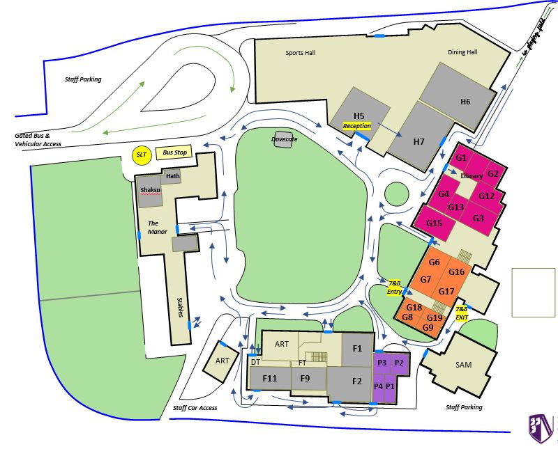 Stratford Girls' Grammar School Site Map & Directions